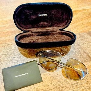 TOM FORD COBRA TF796 30E - unisex aviator sunglasses
